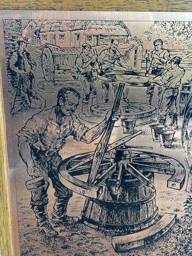 Small Vintage Copper Picture