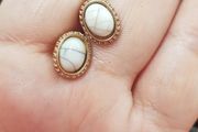 Small Stone Earrings