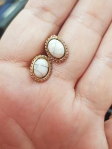 Small Stone Earrings