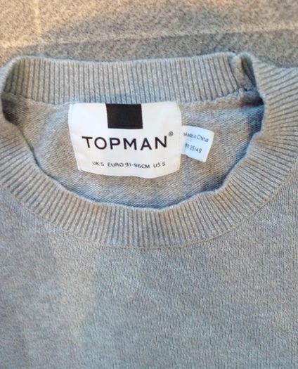 Topman mens sweater size S