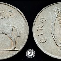 [#467] - Ireland 1992 | 20p | 20 Pence | Horse | KM.25
