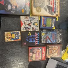 Vintage Commodore 64 (C64) Strategy, Quiz & Simulator Game Lot 9 Original Tapes & Boxes