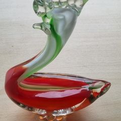 Venetian glass figurine of a rooster