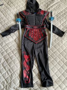 ninja costume size 5-6