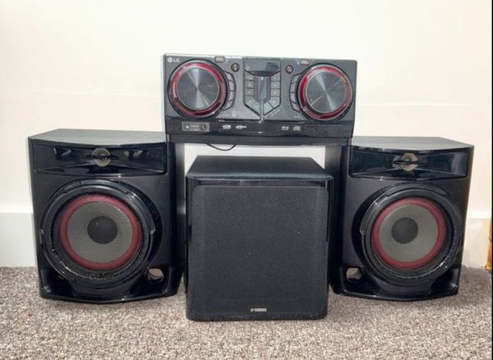 LG CJ45 620W Hi-Fi System - Upgraded Yamaha Subwoofer Bundle