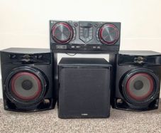 LG CJ45 620W Hi-Fi System - Upgraded Yamaha Subwoofer Bundle