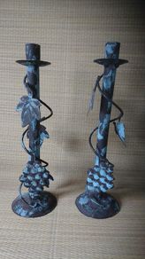 Pair tea candle holders