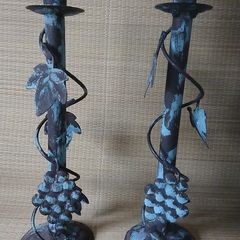 Pair tea candle holders