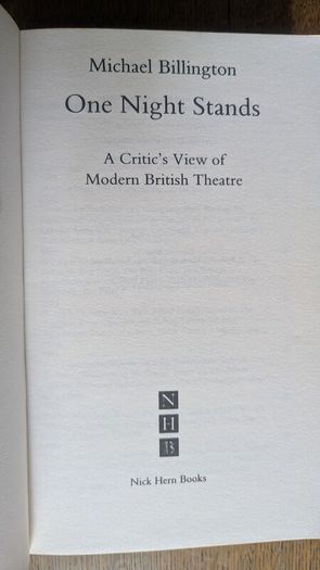 Books, Theatre x 5