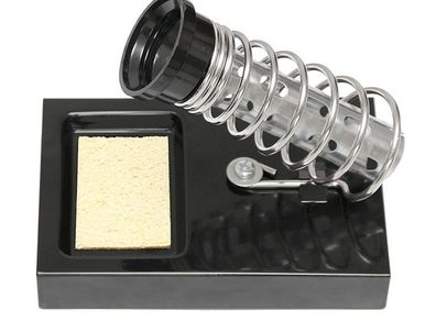 New Universal Soldering Iron Stand Holder Support Station Metal Base # 1532
