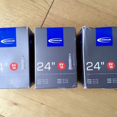 Bike Schwalbe inner tube 24" (3 tubes in total)