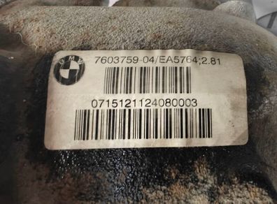 Bmw Rear Diff. Oem.  33107603760
