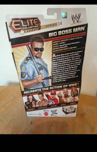 Wwe elite Big Boss Man series 14 Mattel