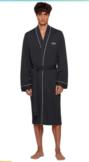 BOSS Men's Kimono Bm Bathrobe, Nightgown, Size: L