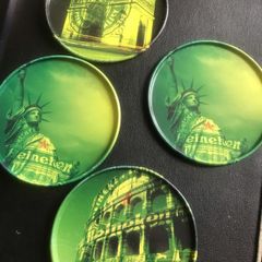 Heineken Metal Coasters (4)