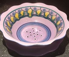 Vintage Dutch Gouda Ceramic Berry Bowl