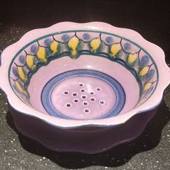 Vintage Dutch Gouda Ceramic Berry Bowl