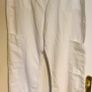 White Cargo Trousers UK16  Relaxed Fit & Everyday Style Image 3
