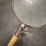 Sterling Silver frame ivory handle magnifier Image 2