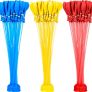 Zuru Bunch O Balloons 3 Bunches 100 Self-tying, Rapid-Fill Water Balloons 1 Pack Red Yellow Blue Image 5