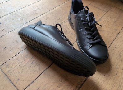 Men's Ecco shoes, black, size 10 (EU 44), price reduced by 40%