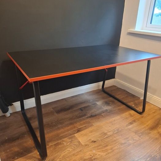 IKEA Gaming Desk Black & Red