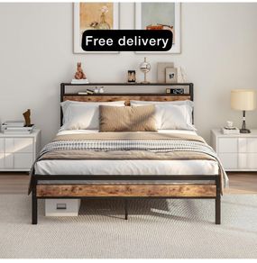 King Size Bed Frame with Storage