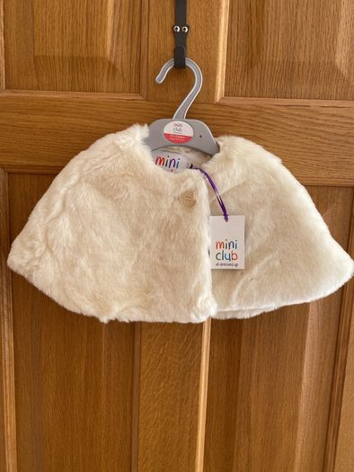 Fur poncho 18-24 months mini club from boots