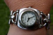 Vintage 1980's Gucci Bracelet Quartz Watch-works well