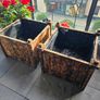 4 wooden planters Image 6