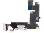 New Replacement Charging Dock Port Connector Flex Cable and Mic for iPhone 6 Plus White