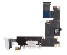 New Replacement Charging Dock Port Connector Flex Cable and Mic for iPhone 6 Plus White