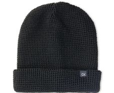 Outerknown OK Knit Beanie Pitch Black BNWT