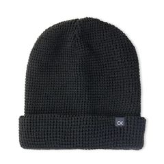 Outerknown OK Knit Beanie Pitch Black BNWT