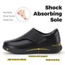 Brand New Women's Extra Wide Leather Shoes Velcro Fastener Breathable Image 4
