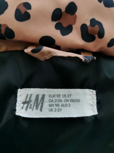H&M girl's puffer jacket size 2 - 3
