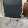 CB2 Ad Black Executive Office Chair / Desk Chair Image 2
