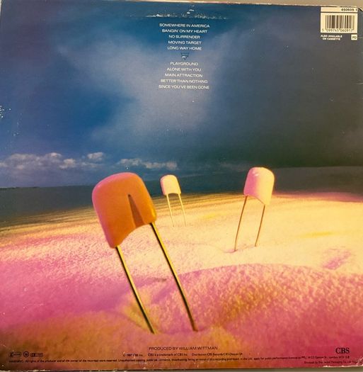 SECOND PRCE DROP! The Outfield - Bangin'. Brilliant album by the English rock/power pop band. Sold massively in the US but unknown back home in the UK. Features US hit single Somewhere in America. Highly recommended. BARGAIN!