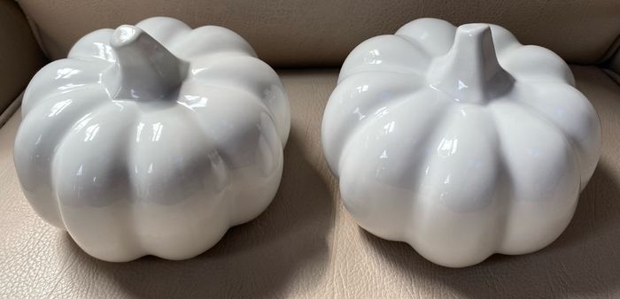 2 x Pumpkins halloween decoration
