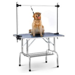 BRAND NEW Foldable Pet Grooming Bracket Stainless Steel Pet Grooming Table For Small Pet Operating Table Rubber Surface Bath Desk