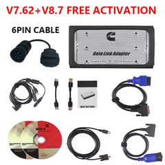 for INLINE 6 V8.7 V7.62  Data Heavy Duty for INLINE6 for Cummins Diagnostics Complete INLINE Heavy Duty Truck Diagnostic Tools