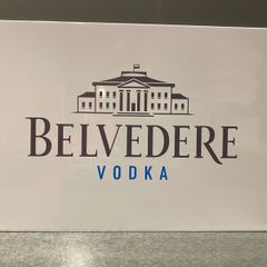 Belvedere Vodka Tin Metal Sign