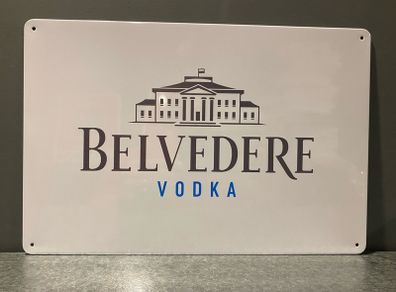 Belvedere Vodka Tin Metal Sign
