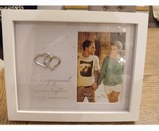 brand new engagement photo frame