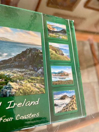Wild Ireland Cork Backed Drinks Coasters