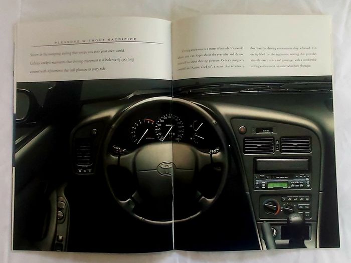 Vintage 1994 Toyota Celica Dealer Sales Brochure - Rare Original