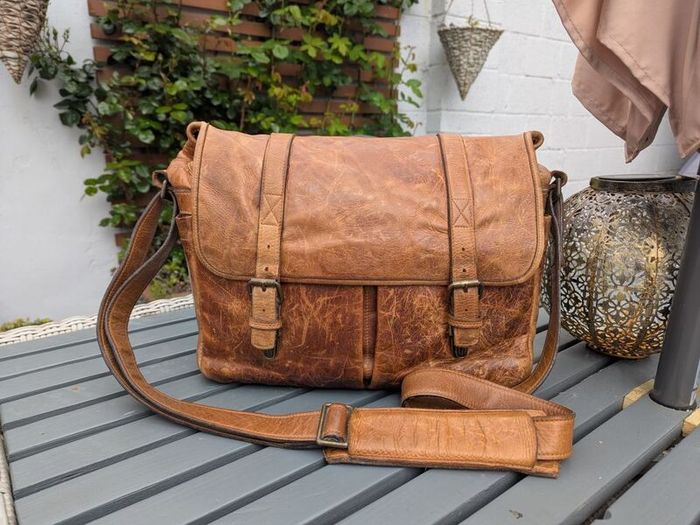 ONA Brixton Leather Camera & Laptop Messenger Bag