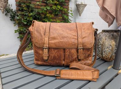 ONA Brixton Leather Camera & Laptop Messenger Bag
