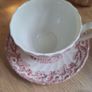 Antique Myotts Country Life Staffordshire 3 cups & Saucers Image 9