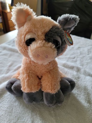 Aurora Dreamy Eyes Pig Brand New Soft Toy Teddy Bear Plush
